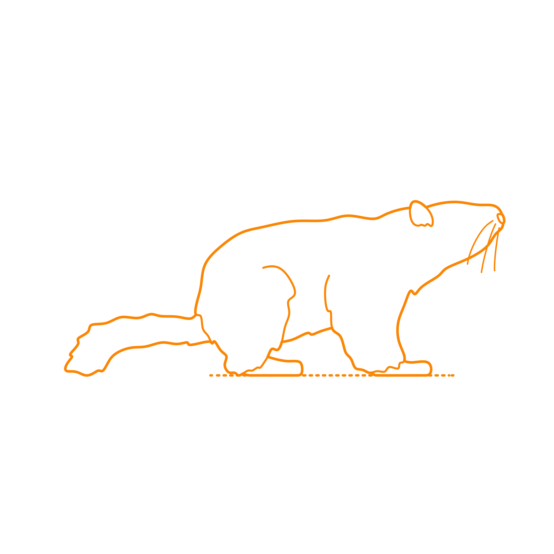 Animals Rodents Yellow Bellied Marmot Vinyl Svg File Free Vectors